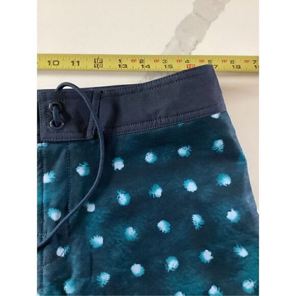 The North Face Board Shorts Flash Dry Swim Trunks Sz 33  Abstract Navy - Picture 5 of 8